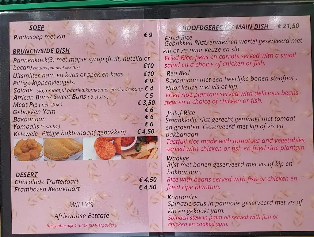 Menu_WILLY'S Bar & Food_Vierpolders_image_2