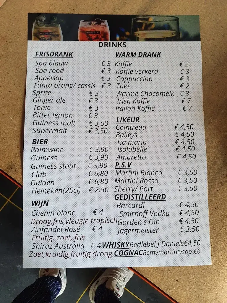 Menu_WILLY'S Bar & Food_Vierpolders_image_4