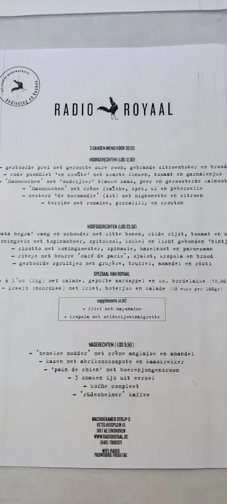 Menu_Radio Royaal_Eindhoven_image_3