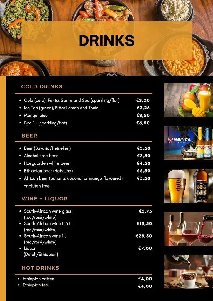 Menu_Ethiopisch Restaurant_Eindhoven_image_4