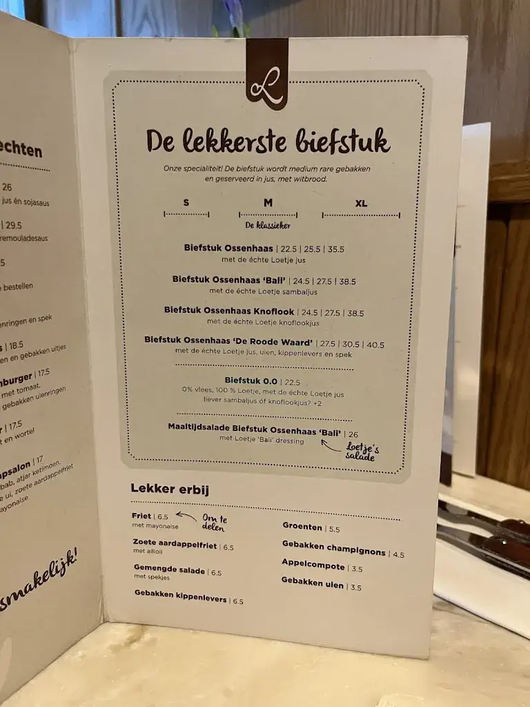 Menu_Loetje Eindhoven_Eindhoven_image_4