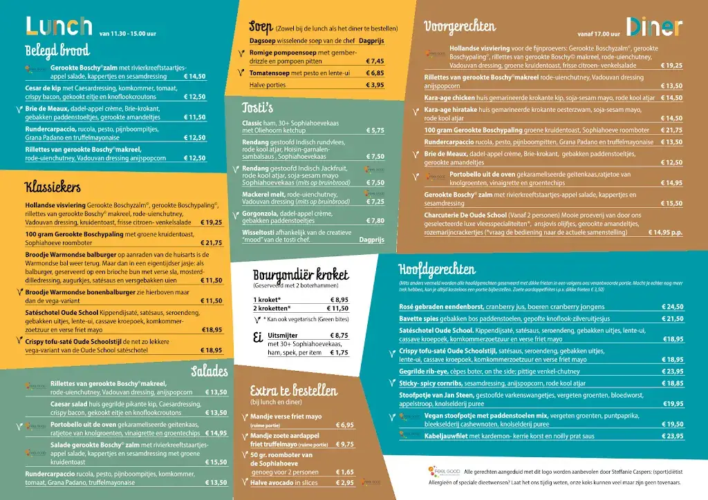 Menu_Grand-cafė De Oude School_Warmond_image_1