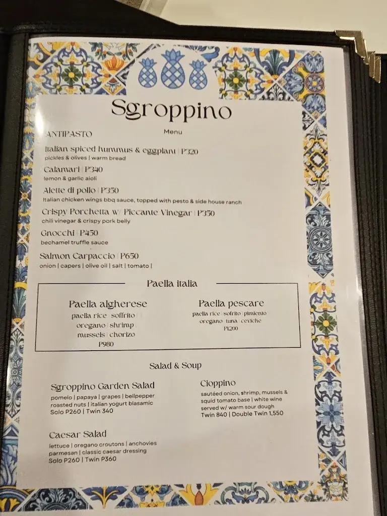 Menu_Sgroppino Ristorante_Haag_image_1
