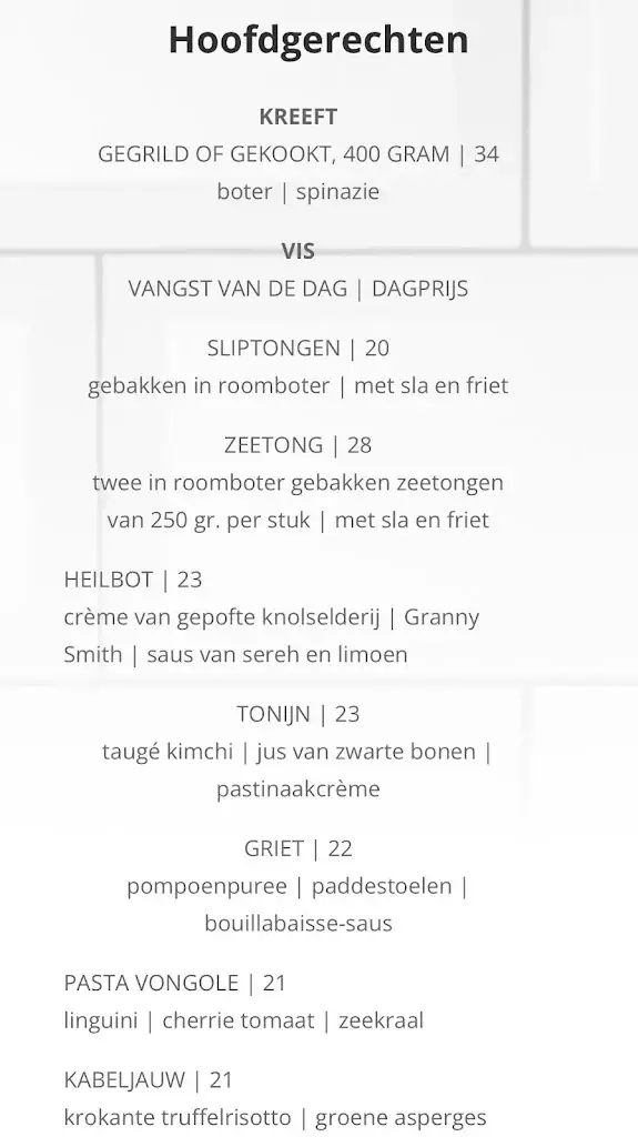 Menu_Vigo Seafoodbar_Haag_image_1