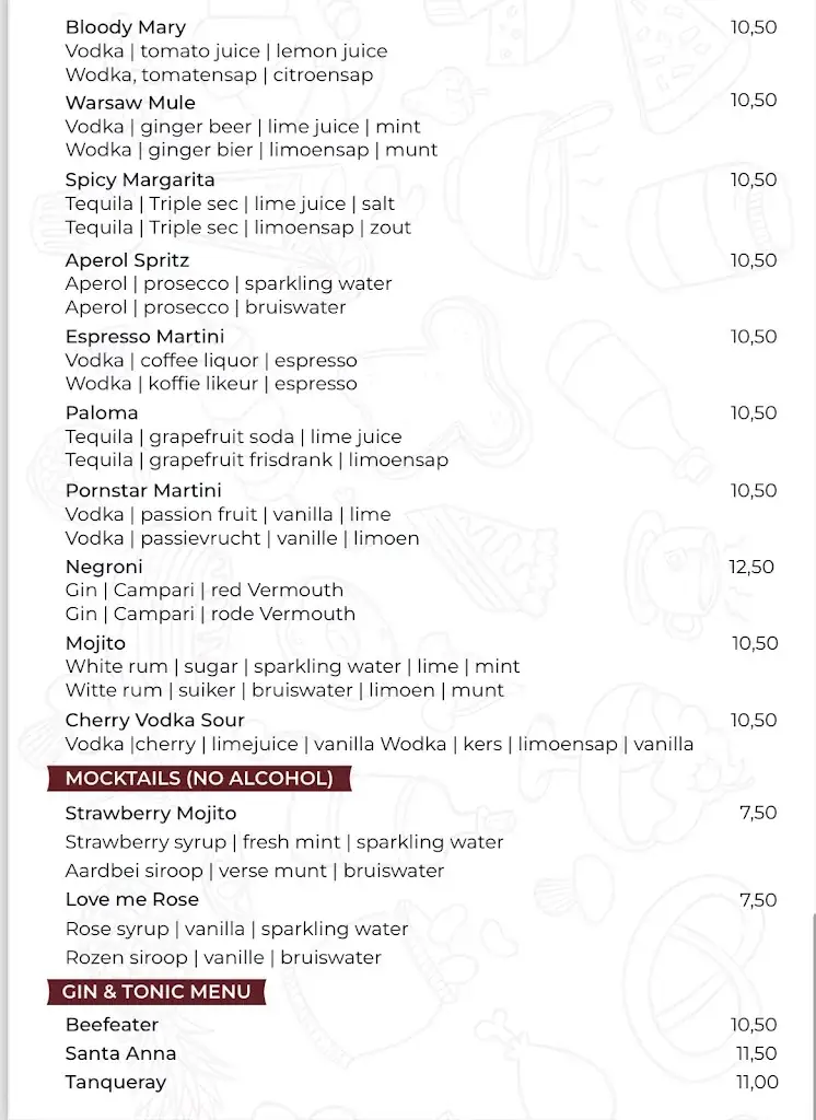 Menu_Fred Brasserie_Haag_image_1