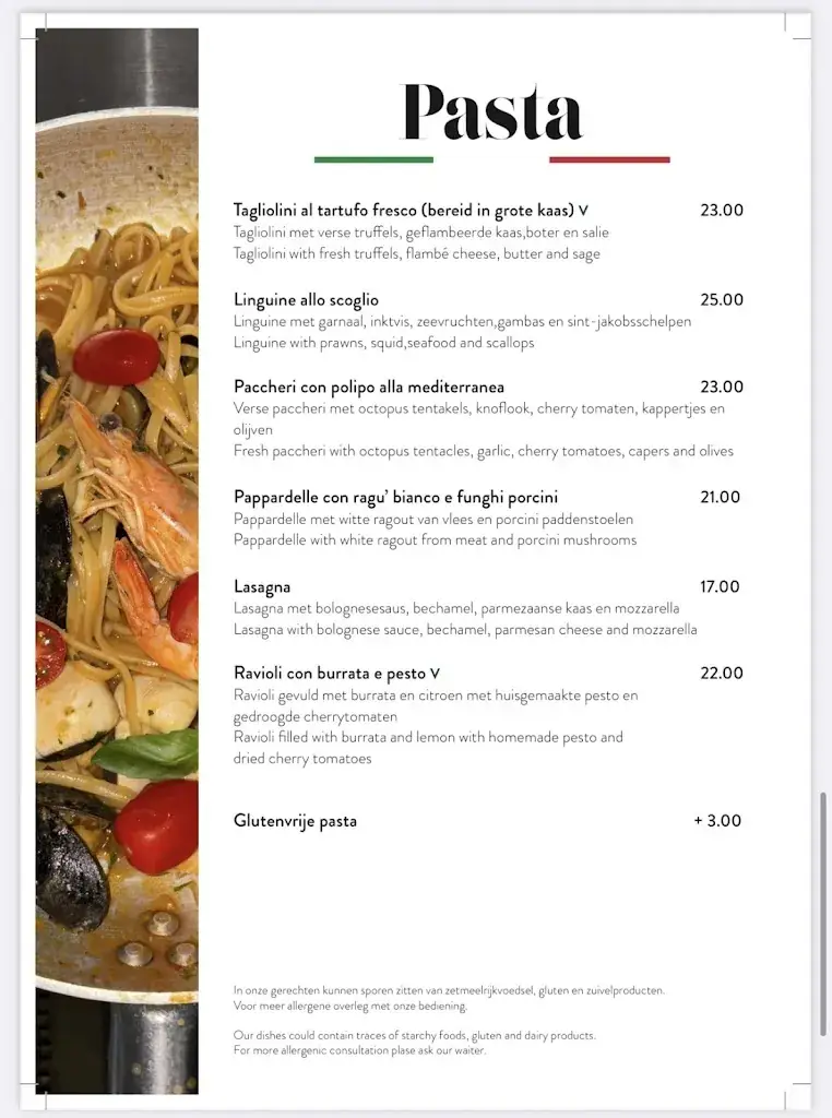 Menu_Il Peperoncino DEN HAAG_Haag_image_2