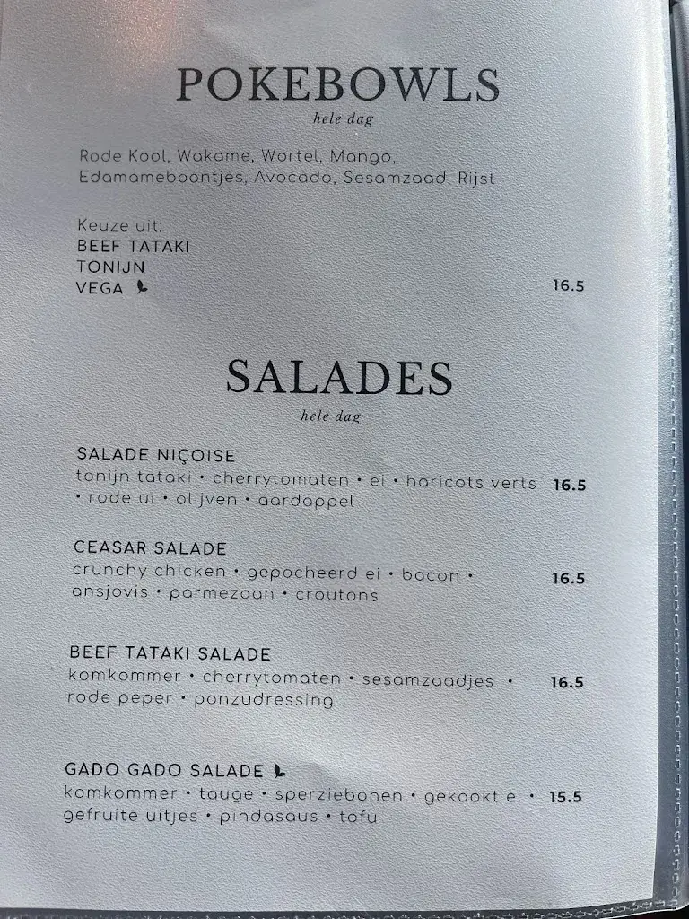 Menü_Parker Bistrobar_Haag_Bild_1