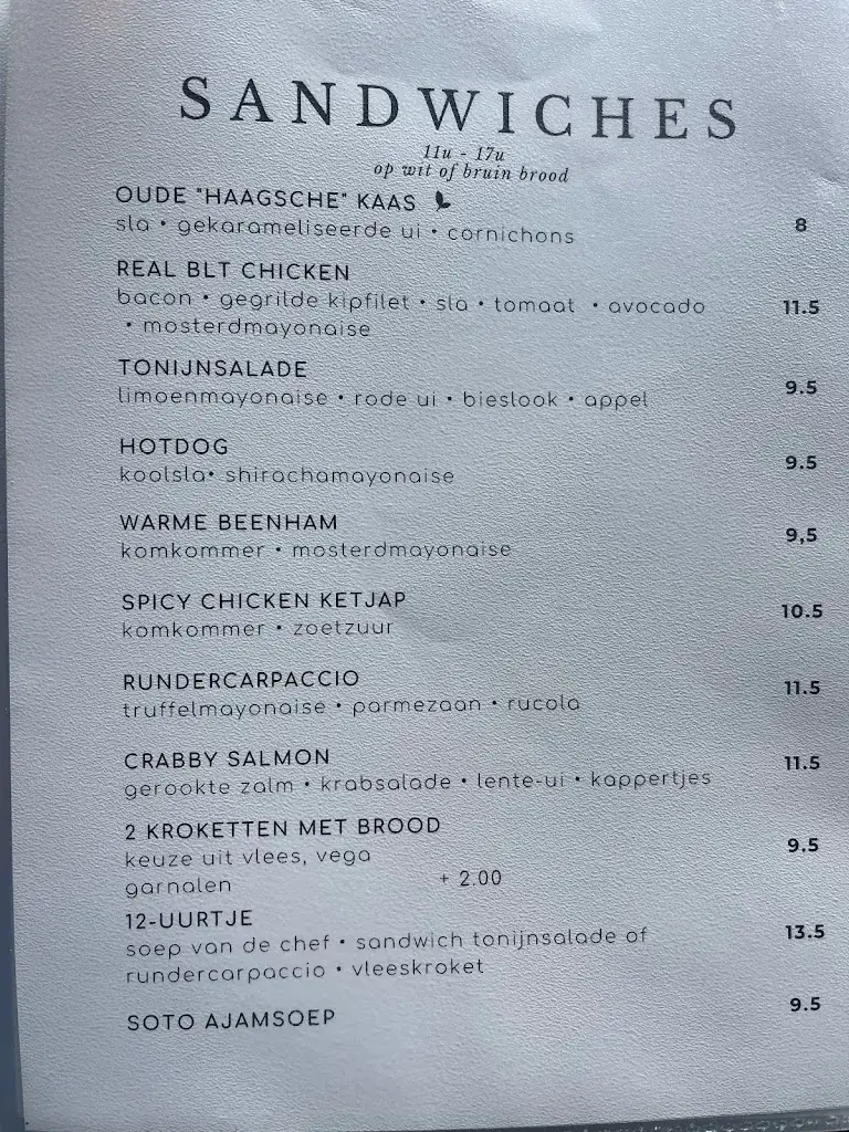 Menü_Parker Bistrobar_Haag_Bild_3