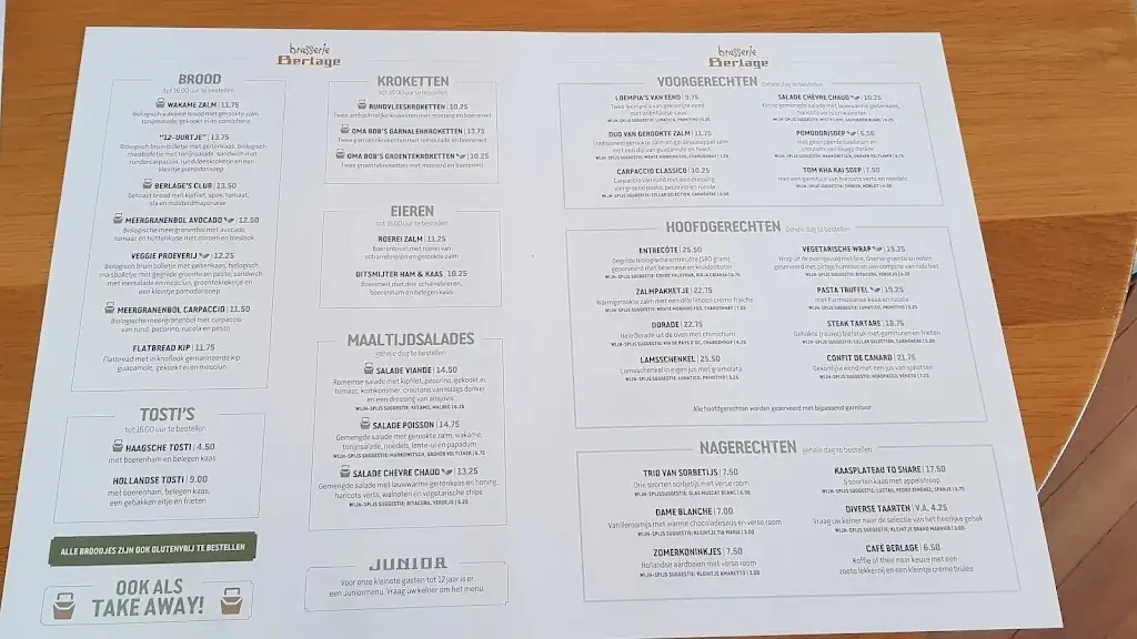 Menü_Brasserie Berlage_Haag_Bild_1