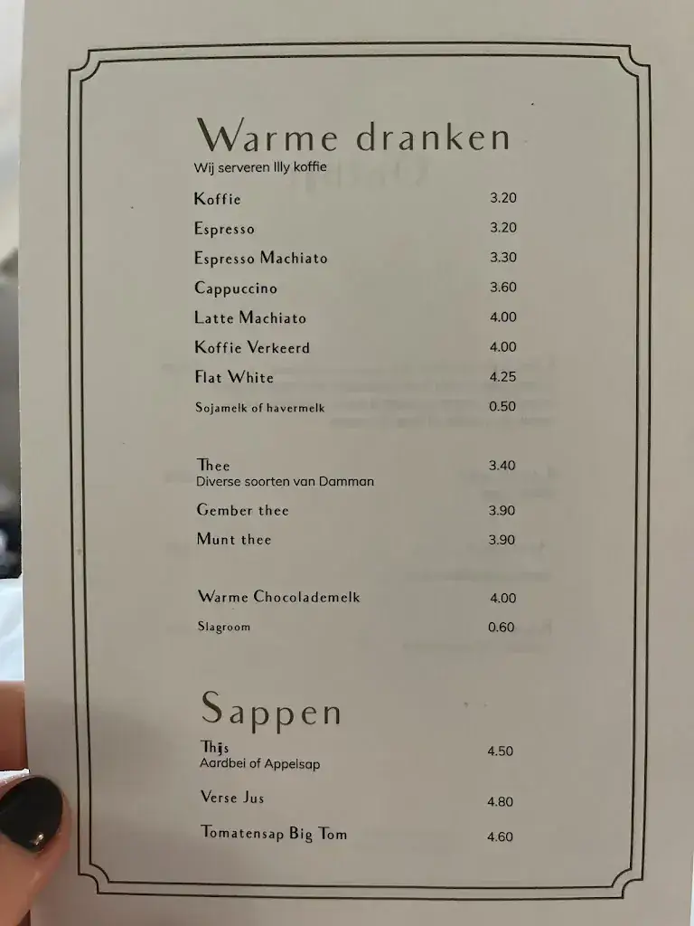 Menu_Restaurant De Witte Dame_Abcoude_imagen_1