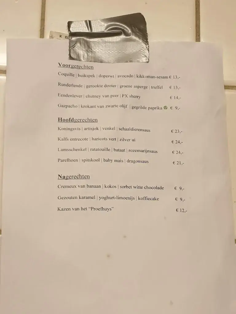 Menu_Restaurant Papermoon_Voorburg_image_1