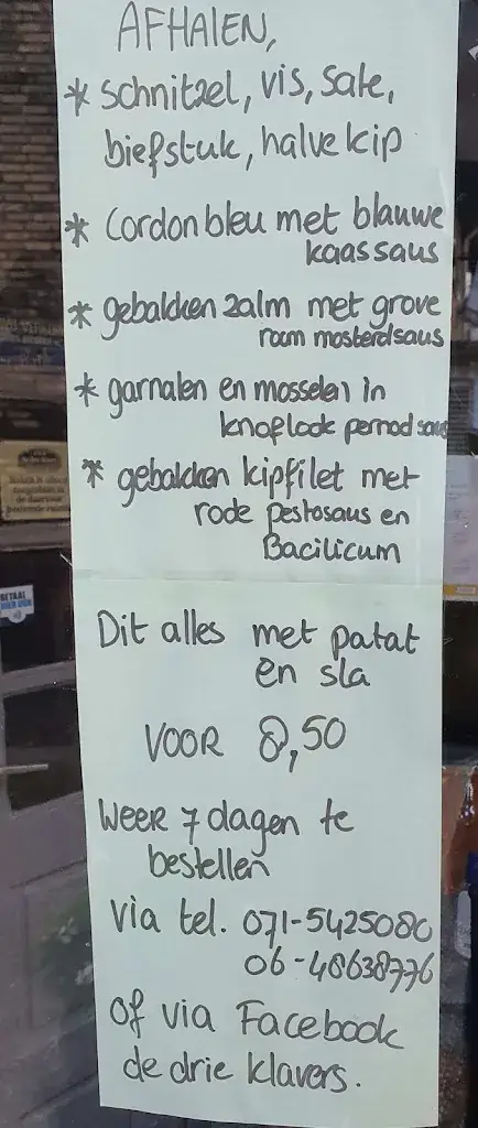 Menu_De Drie Klavers_Rijndijk_image_2