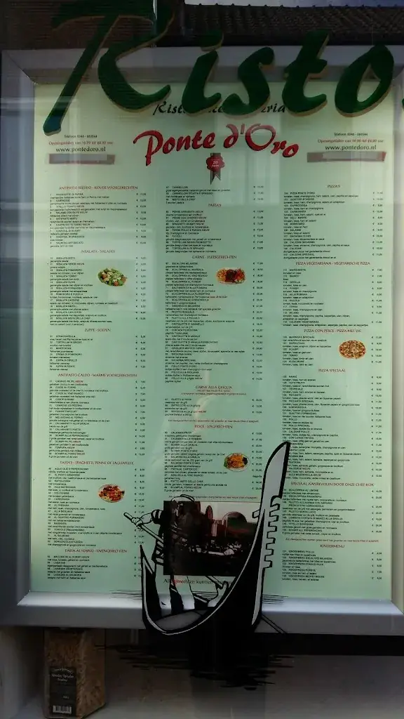 Menu_Ponte d'Oro_Breukelen_immagine_2