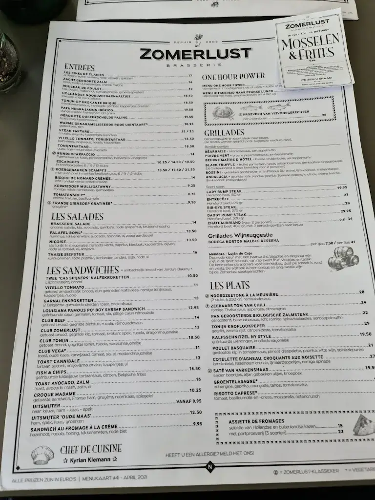 Menu_Zomerlust Brasserie & Restaurant_Zwijndrecht_image_2