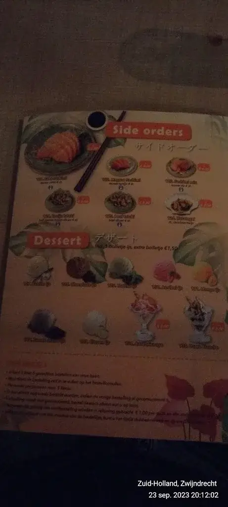 Menu_Restaurant aan de Maas_Zwijndrecht_image_2