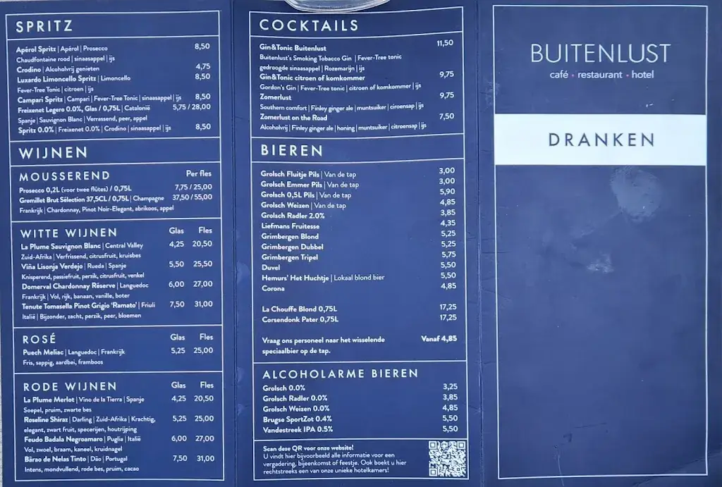Menu_Restaurant Hotel Buitenlust_Amerongen_image_2