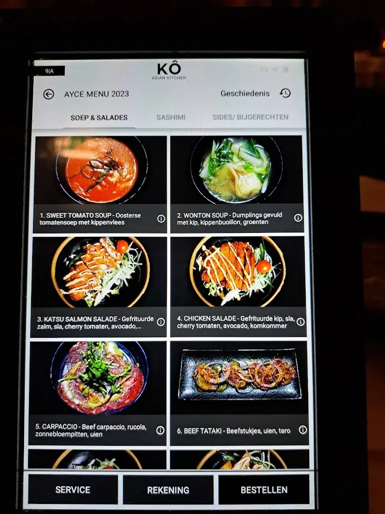 Menu_Restaurant KÔ - Asian Kitchen_Groenekan_image_1