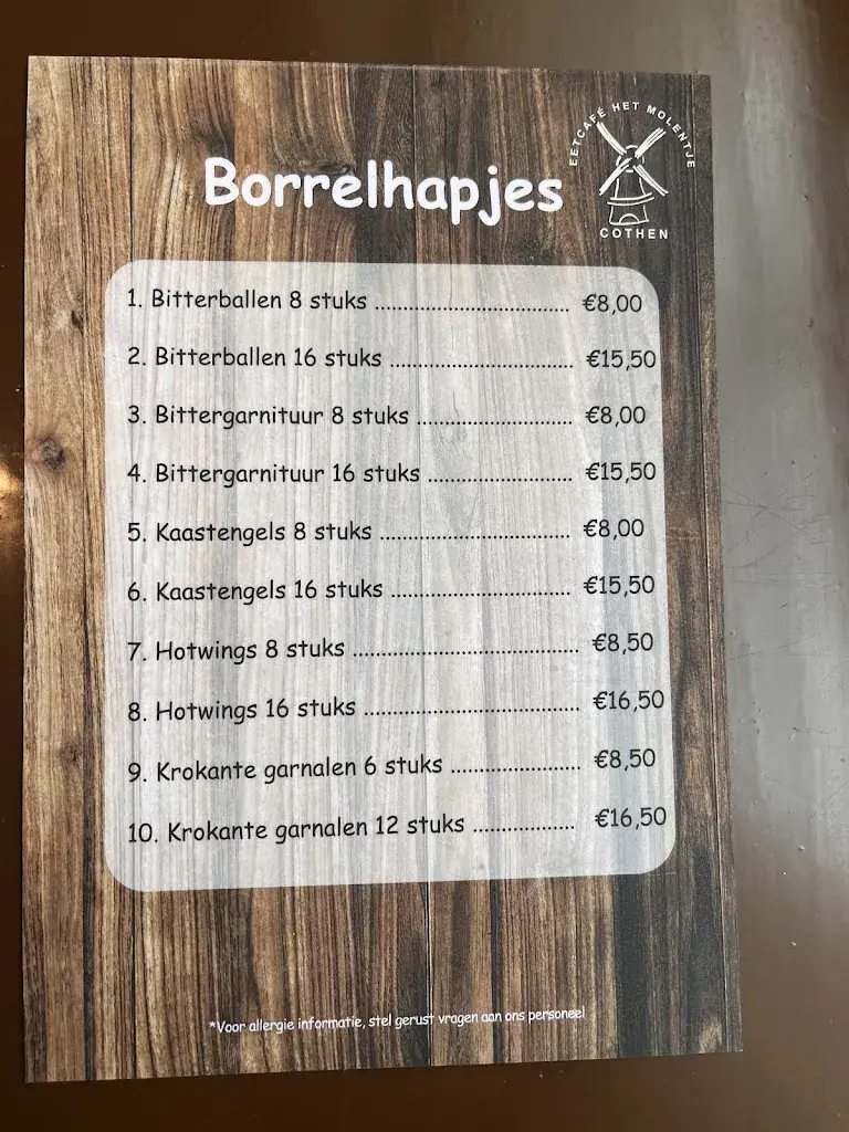 Menu_Eetcafé het Molentje_Cothen_imagen_3