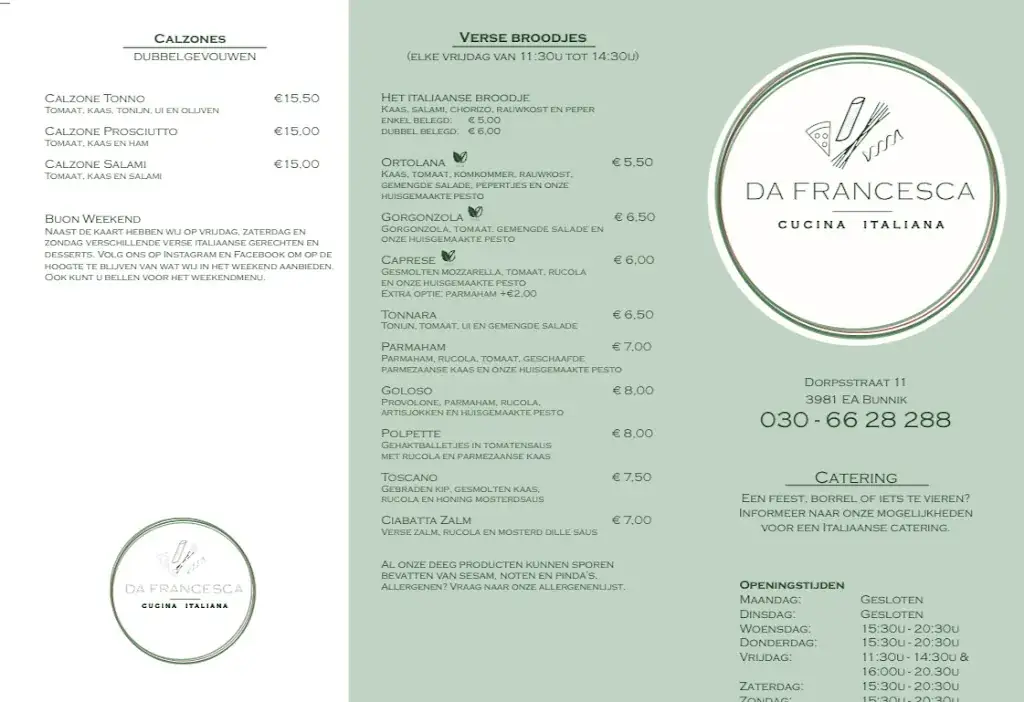 Menu_Da Francesca_Bunnik_image_2