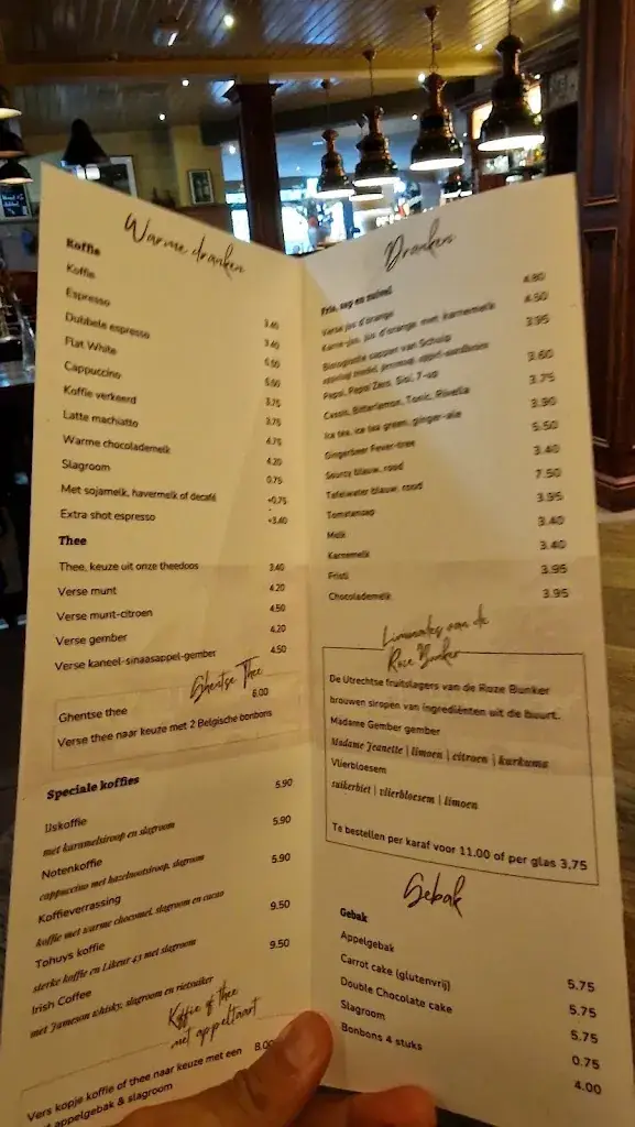 Menu_Restaurant Het Oude Tolhuys_Utrecht_imagen_1