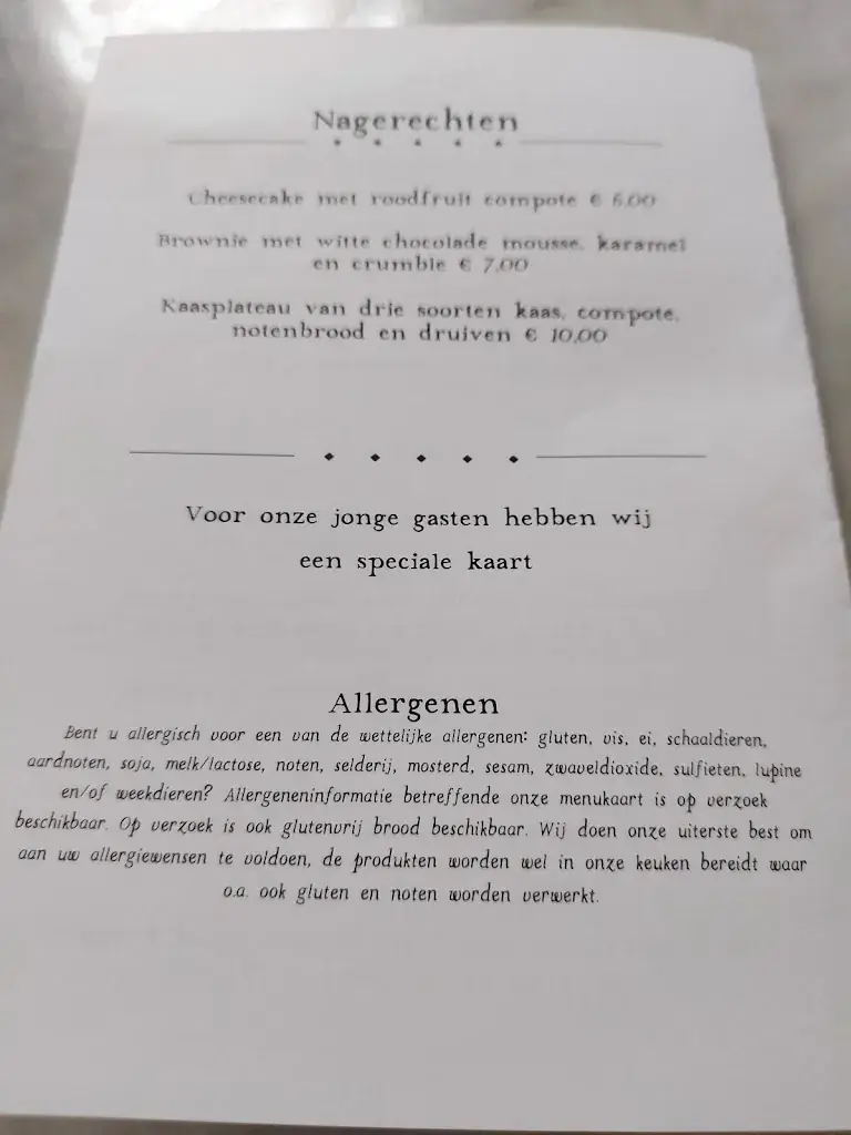 Menu_Bar Brasserie Joris_IJsselstein_image_2