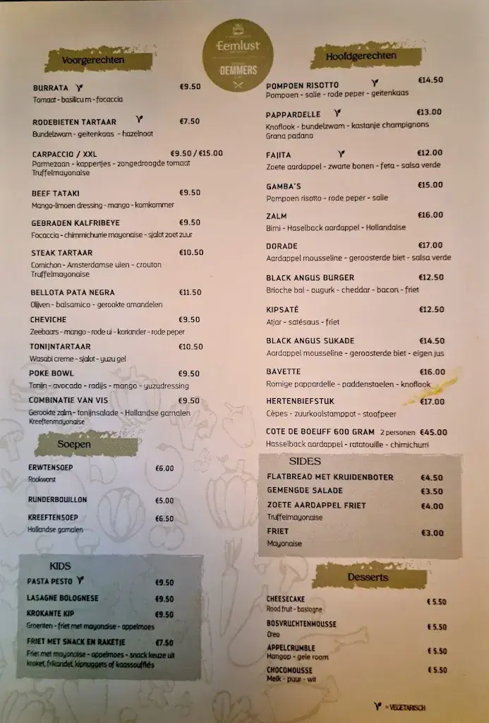 Menu_Restaurant Eemlust_Baarn_image_2