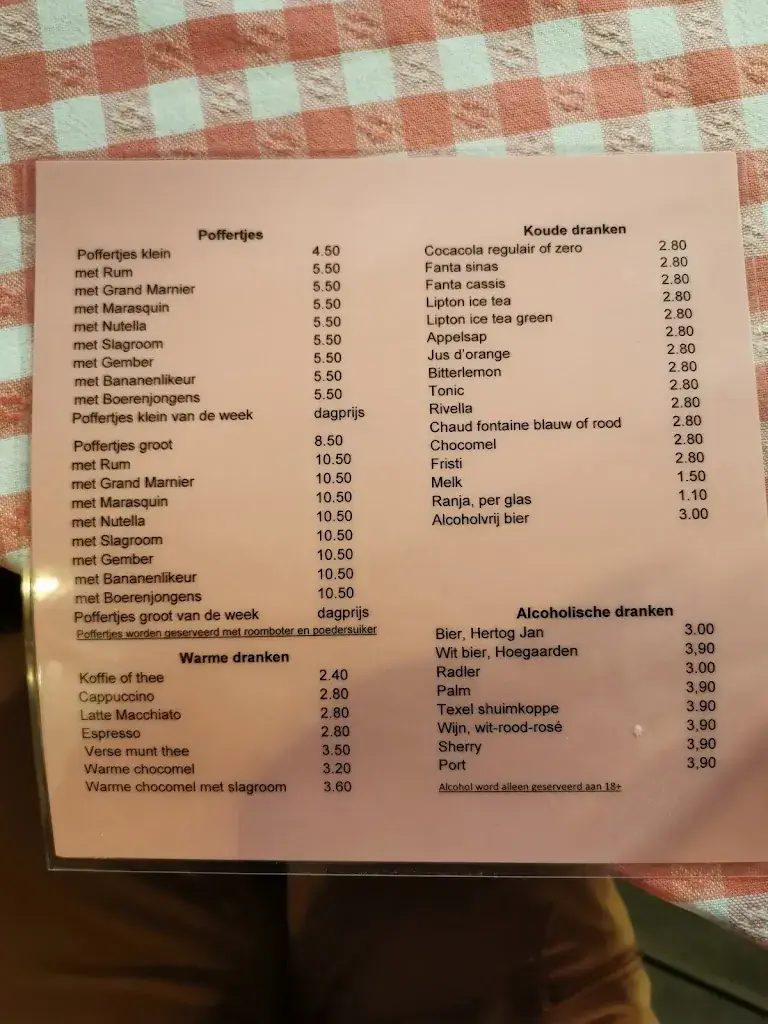 Menu_Poffertjeskraam Baarn_Baarn_image_1