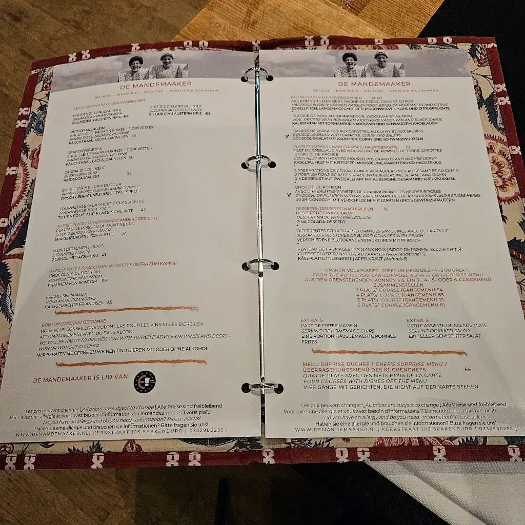 Menu_De Mandemaaker_Bunschoten-Spakenburg_image_1