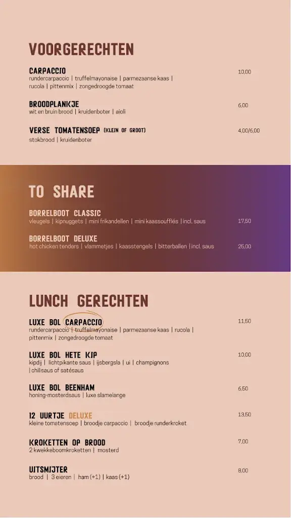 Menu_Bistro Bar Jaapie_Bunschoten-Spakenburg_immagine_3