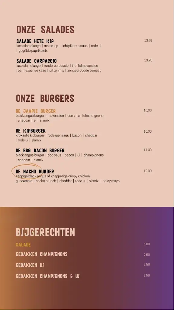 Menu_Bistro Bar Jaapie_Bunschoten-Spakenburg_immagine_4