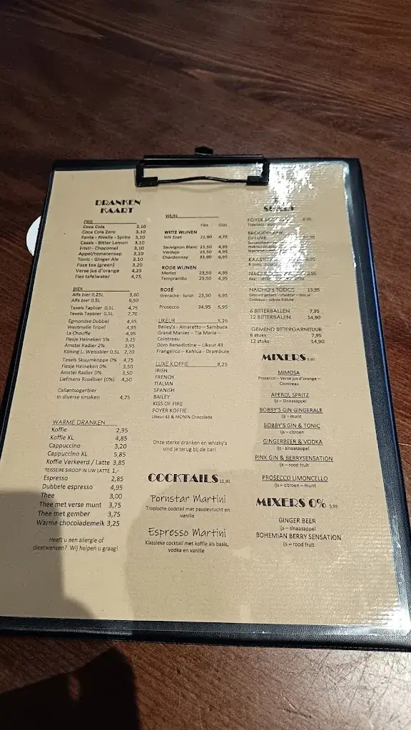 Menu_Grand Cafe De Foyer_Callantsoog_image_3