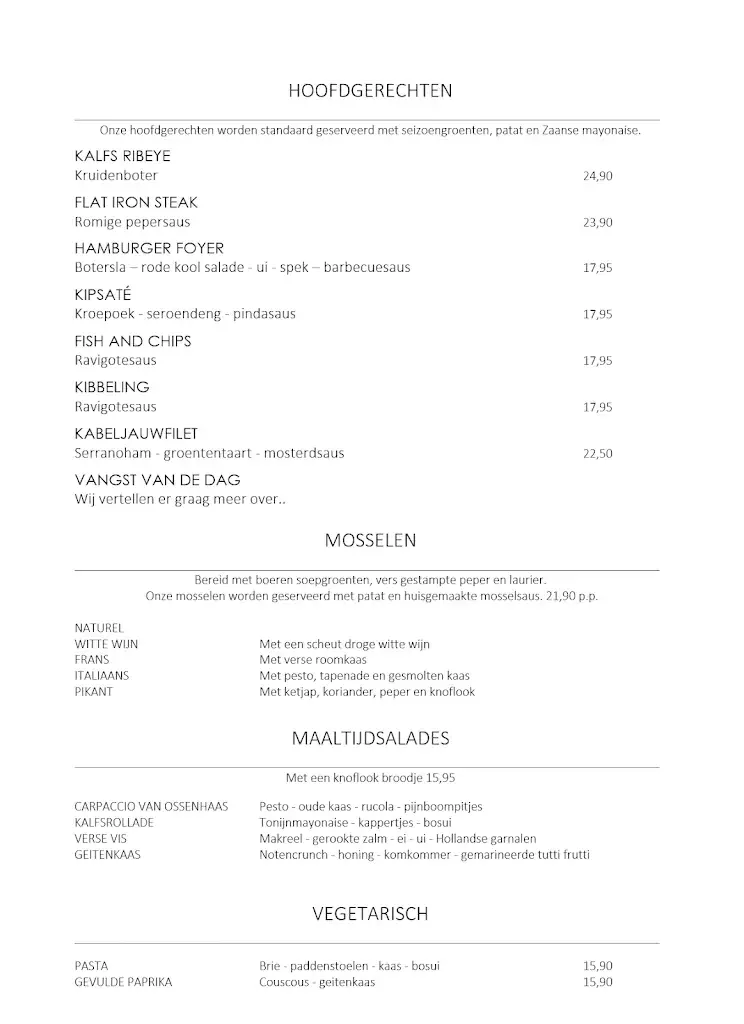 Menu_Grand Cafe De Foyer_Callantsoog_image_4