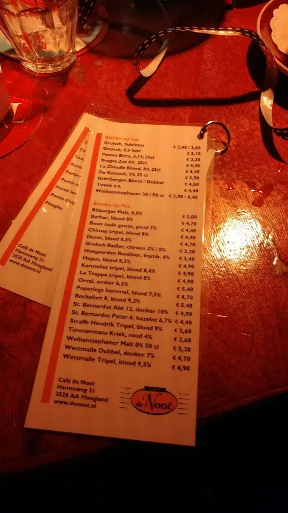 Menu_Food Place The Note_Hoogland_image_1