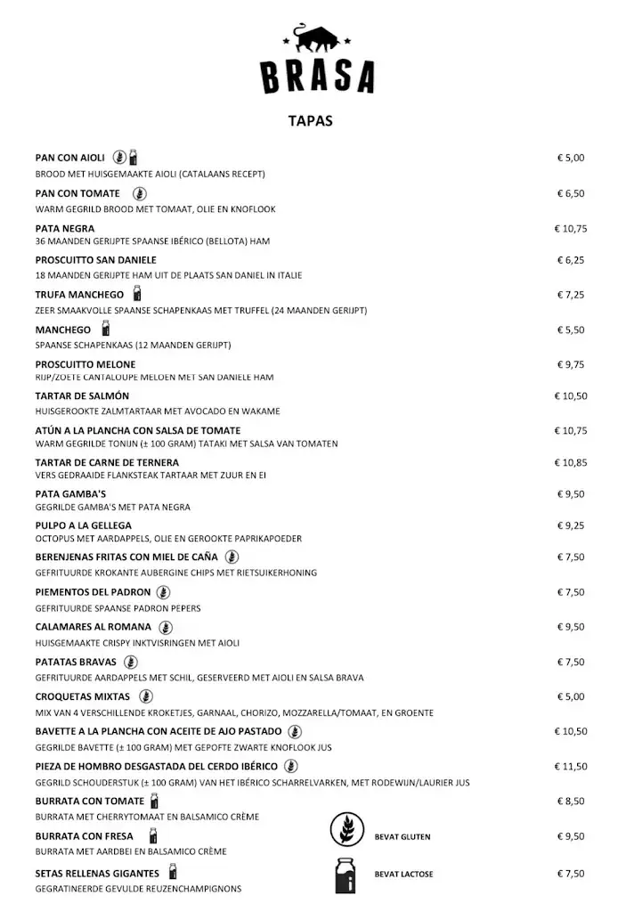 Menu_Restaurant Brasa_Amersfoort_image_2