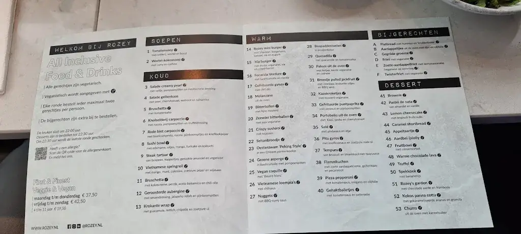 Menu_Rozey Amersfoort_Amersfoort_image_1