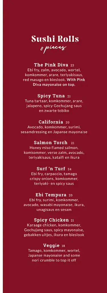 Menu_Dolle Diva_Amersfoort_imagen_2