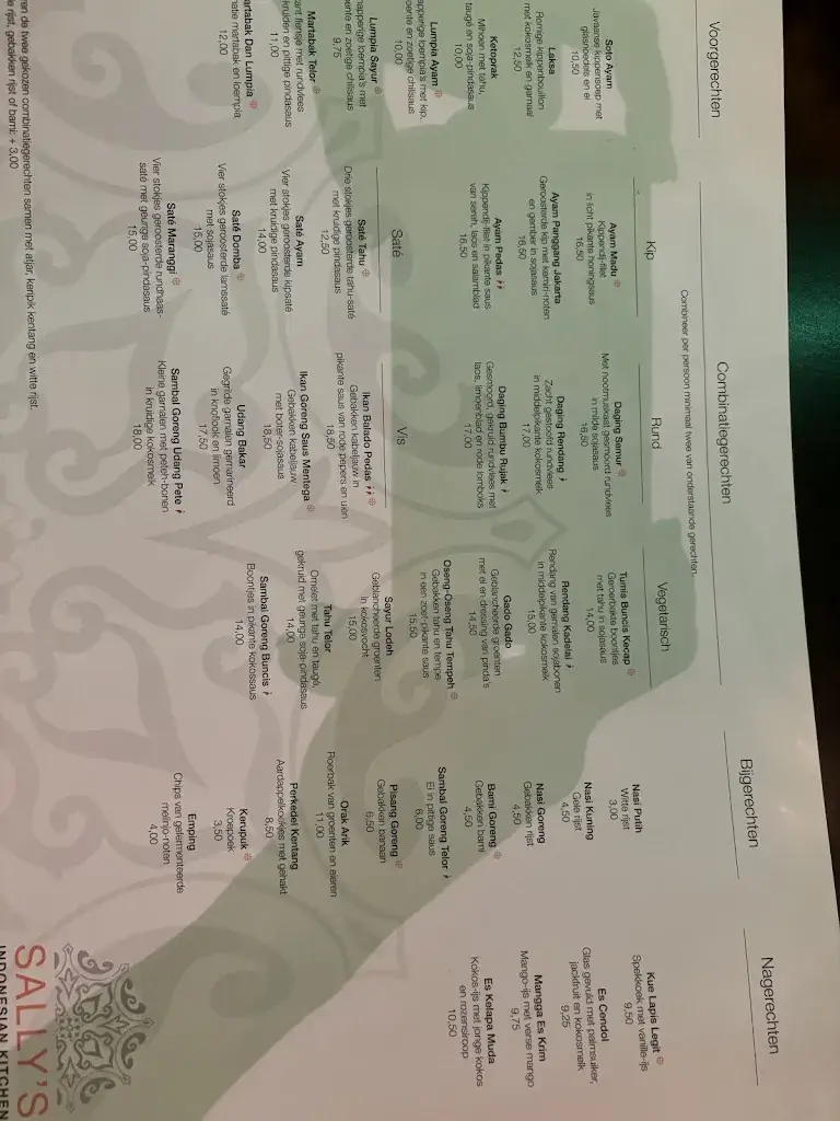 Menu_Sally’s Kitchen Amersfoort_Amersfoort_image_3