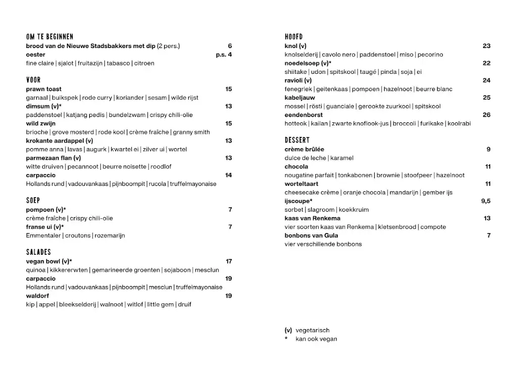 Menu_Restaurant van Zanten_Amersfoort_image_1