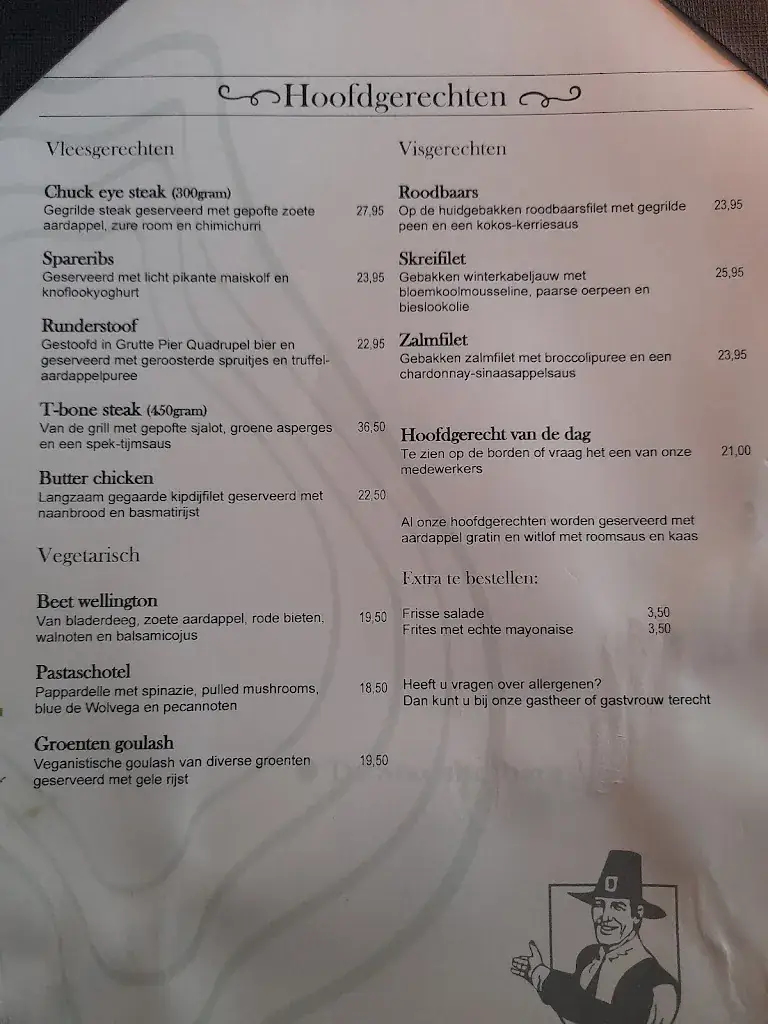Menü_Hotel Restaurant De Stadsherberg_Franeker_Bild_1