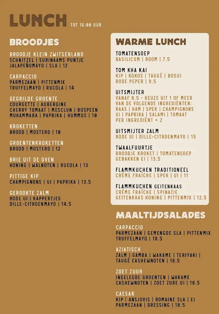 Menu_Restaurant Klein Zwitserland_Driebergen-Rijsenburg_image_1