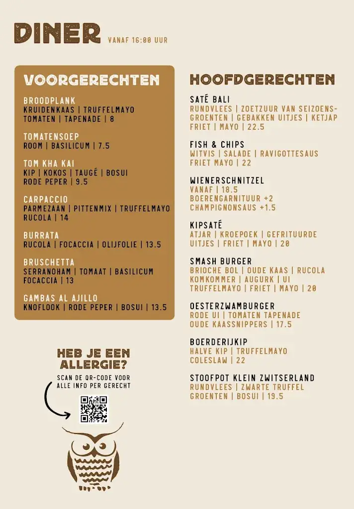 Menu_Restaurant Klein Zwitserland_Driebergen-Rijsenburg_image_2