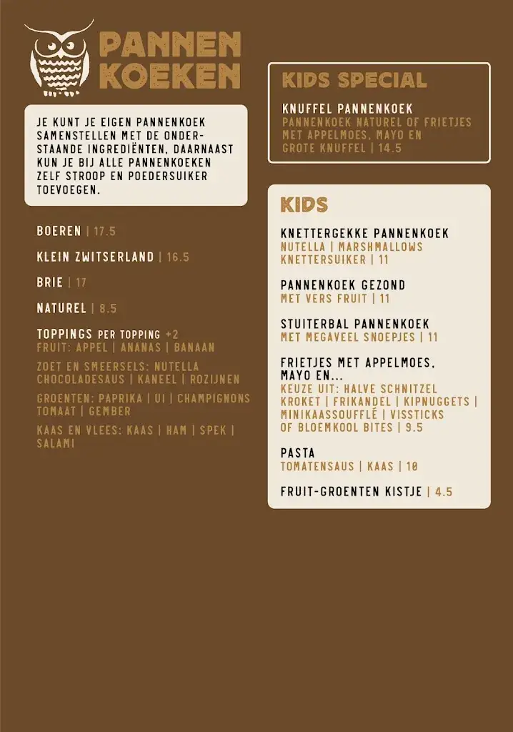 Menu_Restaurant Klein Zwitserland_Driebergen-Rijsenburg_image_3