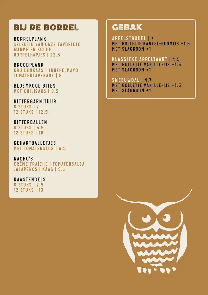 Menu_Restaurant Klein Zwitserland_Driebergen-Rijsenburg_image_4