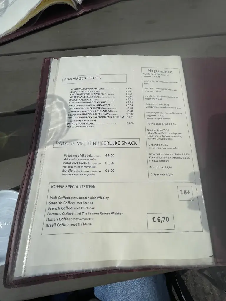 Menu_Pannenkoekenhuis Princenhof_Driebergen-Rijsenburg_image_1