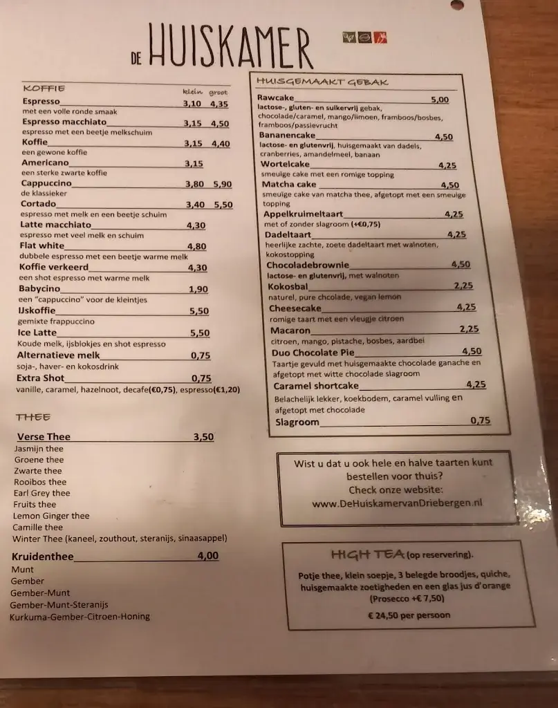 Menu_De Huiskamer Van Driebergen_Driebergen-Rijsenburg_image_3