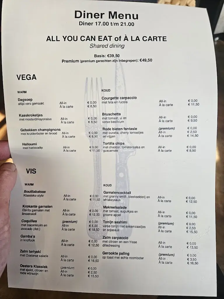 Menu_De drie Bergen_Driebergen-Rijsenburg_image_1