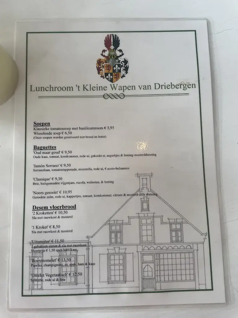 Menu_'t Kleine Wapen van Driebergen_Driebergen-Rijsenburg_imagen_1