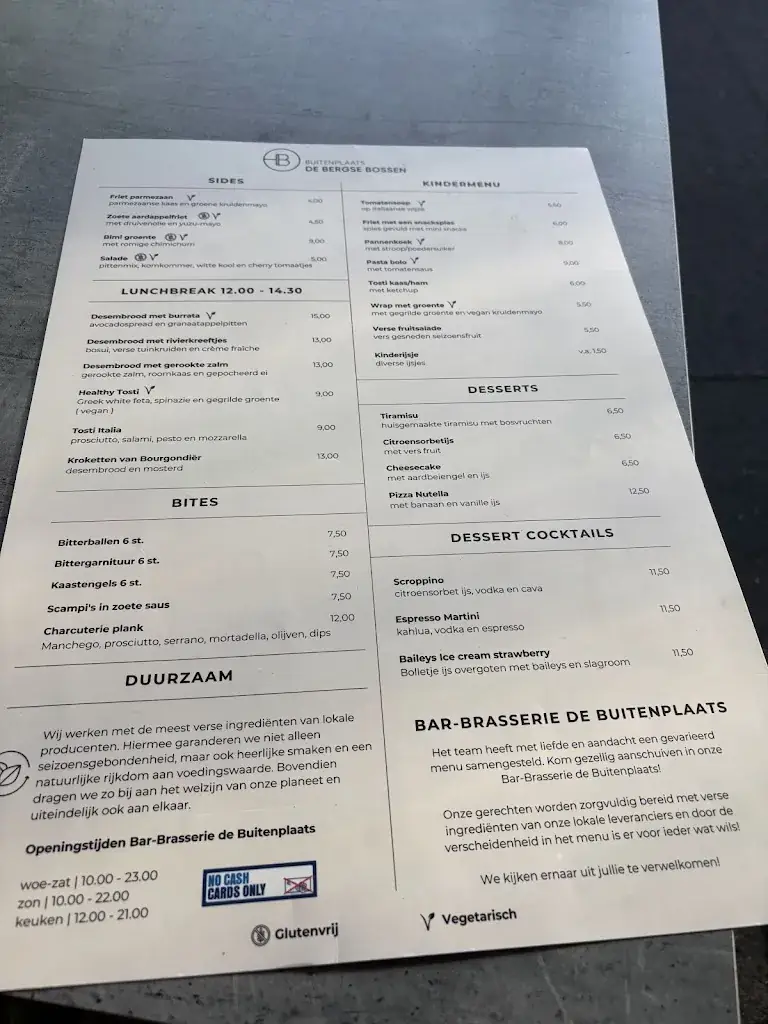 Menu_Brasserie De Buitenplaats_Driebergen-Rijsenburg_imagen_1