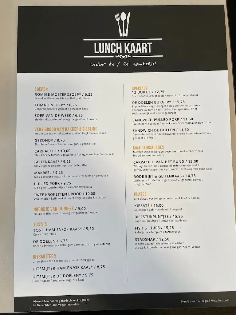 Menu_Grand Café De Doelen_Franeker_image_4