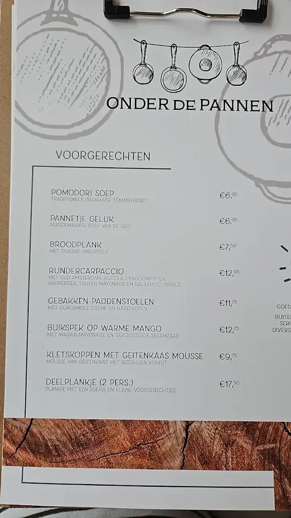 Menu_Restaurant Onder de Pannen_Doorn_image_1